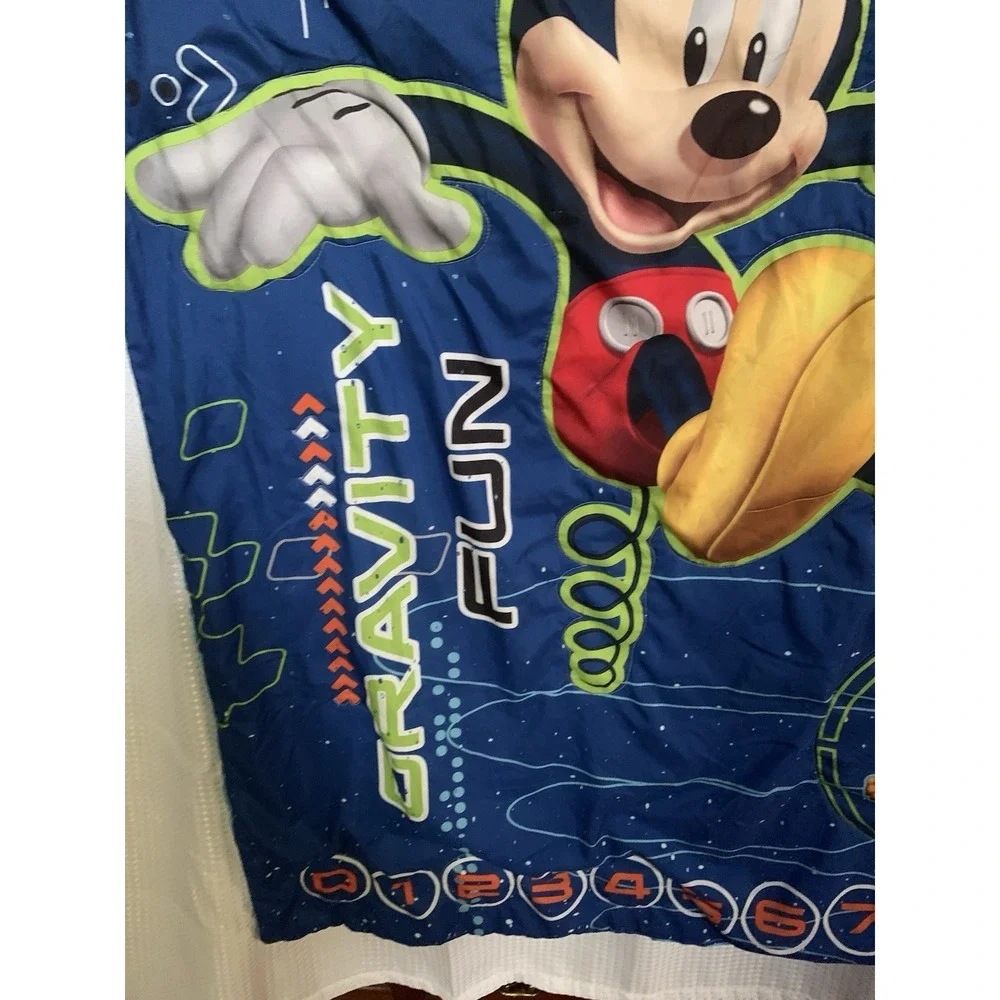 Disney‎ Mickey Kids Blanket Comforter & Top sheet Donald Duck, Pluto Space 40x55